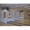 佛山合邦八棱柱屏風，八棱柱書畫展，書畫屏風