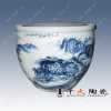 陶瓷水缸價格，手繪青花瓷大缸，商務禮品大缸