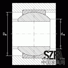 關節軸承 GE10-PB, 根據 DIN ISO 12 240-1 標準，尺寸系列 K，需維護