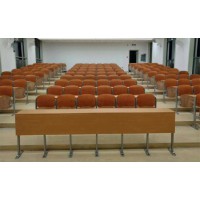 固定式連體培訓桌椅，廣東佛山鴻美佳廠家定制培訓室培訓桌椅