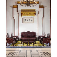 凹凸傳奇紅木紫檀精品 | 江山如意沙發，撐起家的貴氣和福氣！
